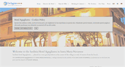 Desktop Screenshot of hotelagugliastra.it