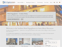 Tablet Screenshot of hotelagugliastra.it